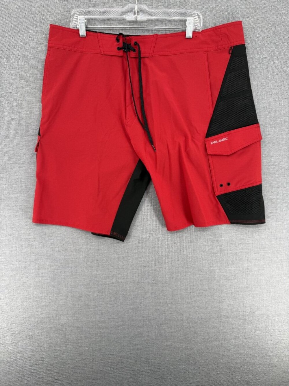 Pelagic FX90 Tactical Shorts Mens 40 9" Cargo Fishing Swim Trunks Drawstring